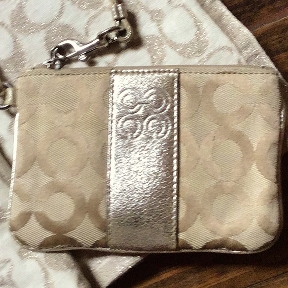 Coach Beanie, Scarf and Wristlet - Picture 2 of 5